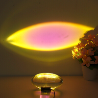 Crystal Sunset Projectielamp Decoratie Vloer Slaapkamer Nachtlampje Sferen