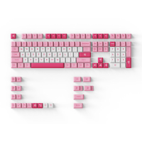 DAGK 120/121 Toetsen Wind Bloem Sneeuw Maan Keycap Set Cherry/XDA Profiel PBT Vijfzijdige Sublimatie Keycap voor Aangepa