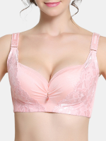 Dames effen kleur kanten push up verzamelbeha