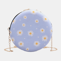 Dames gestippelde Daisy schoudertas met ketting