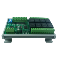 DC 12V 24V 8DI 8DO Multifunctioneel RS485 Modbus RTU Relaismodule Ondersteuning 01 05 15 02 03 06 16 Functiecode Schakel