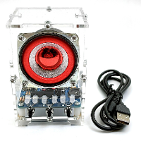 DC 5V LM386 bluetooth Audio Versterker Board Luidspreker 4ohm 5W Luidspreker Doos DIY Elektronische Kit Niet geassemblee