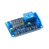 DC 6 40V Batterijlader Ontladerbord Geïntegreerde voltmeter Onderspannings overmatige bescherming module Tijdschakeling