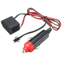 DC12V Sigarettenaansteker Driver Controller voor 1 10M LED El Wire Glow Flexibele Neon Decor