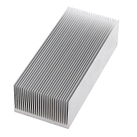 Dichte Tanden Warmteafvoer 69*37*150mm Aluminium Warmteafvoer LED Warmteafvoer Aluminium Blok Compacte Tanden 24 Lamel R