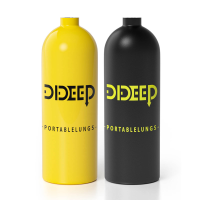DIDEEP 2L Duiken Cilinder Mini Zuurstof Tank Duikmasker voor Snorkelen Adem Bucear buceo Duikuitrusting