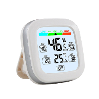 Digitale Hygrometer Thermometer Indoor Temperatuur Vochtigheidsmeter Sensor 24H Gegevensregistratie LCD Display Magnetis