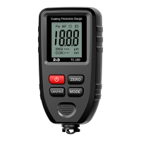 Diktemeter voor coatings 0,1 micron/0 1300 Autoverfpakdikte Tester Meting FE/NFE Handleiding voor Russische verf gereeds