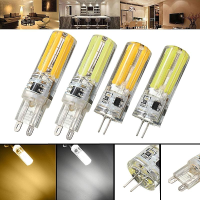 Dimbare G4 G9 5 W Siliconen Warm Wit Puur Wit LED COB Gloeilamp Kroonluchter Lamp AC220V