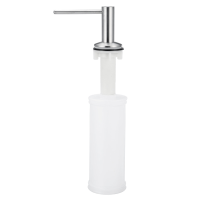 Dispenser voor vloeibare zeep Roestvrij staal op het dek gemonteerd 300 ml keukenzeepdispensers