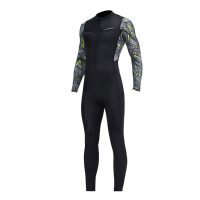DIVE & SAIL Heren Full Body Wetsuit UPF50+ UV Bescherming Soft Huidvriendelijk Ademend Sneldrogend Surfpak Duikpak