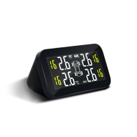 Draadloos TPMS Bandenspanningscontrolesysteem Real time monitoring van de bandenspanning Zonneladende bandenspanningssen