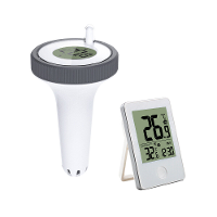 Draadloze Drijvende Binnen  en Buitenthermometer voor Zwembad Badkuip met Display