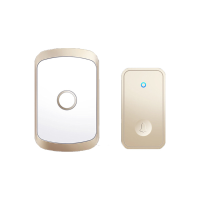 Draadloze Smart Home deurbel 36 nummers LED licht Draadloze klokkenspel Waterdichte muziekdeurbel