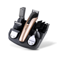 Draagbare 6 in 1 multifunctionele tondeuse elektrische draadloze minitrimmer Pro haarsnijmachine baardtrimmer   EU stekk