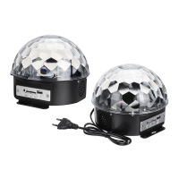 Draagbare afstandsbediening RGB kleurwissel Spraakbesturing LED Disco Light Ondersteuning U Disk afspelen