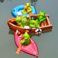Drijvende Vijverdecoratie Buitenshuis Simulatiehars Schattige Zwembadgras Schattige Schildpaddecoraties Ornament Tuinkun