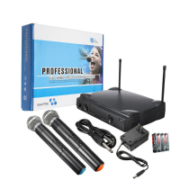 Dual Wireless Microfoon System Draadloze handmicrofoon Kareoke KTV