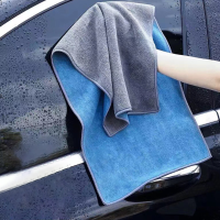 Dubbelzijdige Microfiber Auto Body Reinigingsdoek Autowasdoek Zachte Droge Doek Sterke Waterabsorptie Verdikken