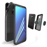 DUX DUCIS Magnetische Soft TPU beschermhoes voor Samsung Galaxy A8 Plus 2018