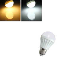 E27 5W 8 SMD 5630 Warm Wit / Wit Globe Ball Bulbs Plastic Lampverlichting 220 240V