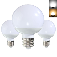 E27 6W 14 SMD 5730 LED Pure White Warm White PC Materiaal Globe Bol AC85 265V