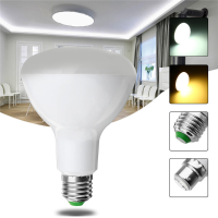 E27 B22 10W 5730 SMD Pure White Warm White Light Control LED Lamp Thuis AC85 265V