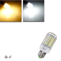 E27 / E14 / B22 Dimbare 9W AC110V LED lamp Wit / Warm Wit 96 SMD 5730 Corn Light Lamp
