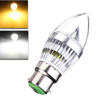 E27 E14 B22 E12 6W LED Kroonluchter Kaarslicht 85 265V