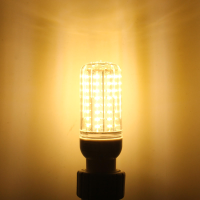 E27 E14 E12 B22 G9 GU10 7W 72 SMD 4014 LED Warm Wit Puur Wit Deksel Mais Lamp AC110V
