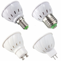 E27 E14 GU10 MR16 LED 3W 36 SMD 2835 LED Puur Wit Warm Wit Spot Lichtbol Bulk AC110V AC220V
