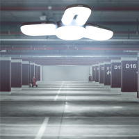 E27 LED Garage Light Vervormbare Kelder Magazijn Plafondlamp 6500K