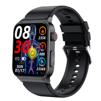 E500 1.83 Inch HD Scherm ECG monitor Hartslag Bloeddruk SpO2 monitor Fitness Tracker 280mAh Batterij BT 5.1 IP68 Waterdi