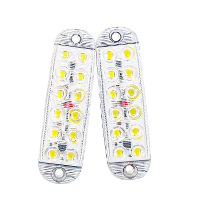 Een paar 12LED's hoge helderheid vrachtwagen LED flits DC 12 80V waarschuwingslampen aanhanger signaallampen noodstrobe