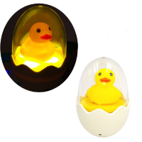 Eierschaal Little Yellow Duck LED lichtgestuurd klein nachtlampje US Stekker