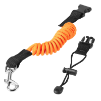 Elastische kajak kano peddel riem met metalen haak surfplank surfen touw veiligheid roeiboten lanyard hengel accessoires
