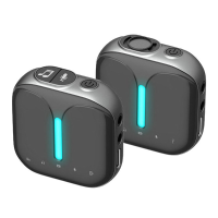 Elebest M18 bluetooth5.0 Draadloze microfoonontvanger DSP Ruisonderdrukking 400mAh Batterij 25g Lichtgewicht Outdoors Vi