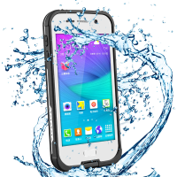 ELEGIANT voor Samsung S6 Waterdichte behuizing Transparant touchscreen Schokbestendig Beschermhoes met volledige dekking