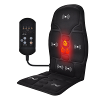 Elektrisch rugmassagekussen 8 standen 3 kracht Vibratie Massager Release Stress Stoelkussen