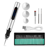Elektrische Graveerpennen Set Draagbare Mini Nagel Rig Gereedschap DIY Draai Etch Pen voor Graveren van Glas Metaal Sier
