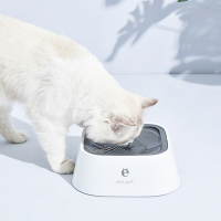 Elspet 1500ml Hondenwaterbak No mors Kat Slow Water Feeder Voertuig gedragen Drijvende Schijf Dierbenodigdheden Anti kan