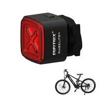 Enfitnix Cubelite III Slimme Fietsachterlicht Rem Sensor 400mAh Batterij 4 Lichtstanden USB C Oplaadbaar IPX6 Waterdicht