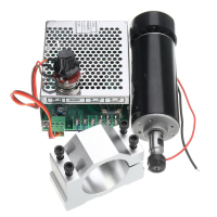 ER11 Chuck CNC 500 W spilmotor met 52 mm klemmen en snelheidsregelaar voor voeding