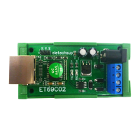 ET69C02 DC 12V RS485 Modbus RTU TCP naar Ethernet Netwerk UDP TCP Client Server MQTT Omvormer Seriële Poort Server voor