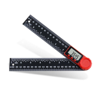 ETOPOO 0 200mm 0 300mm 360 ° LCD scherm Koolstofvezel Digitale hoekliniaal Inclinometer Elektronengoniometer Gradenboog