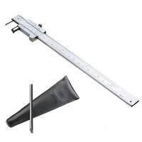 ETOPOO 0 200mm RVS Parallelle Markering Schuifmaat Markering Gauge met Carbide Scriber Markering Gauge Tool