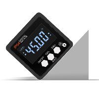 ETOPOO 4 * 90 ° Bijgewerkte precisie digitale gradenboog Inclinometer Level Box Digitale hoekzoeker Bevel Box met magnee