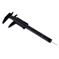 ETOPOO 6 Inch/ 150 mm Mini Kunststof Schuifmaat Dubbele Schaal Meetinstrument Rechthoekige Schuifmaat Snel Lezen Schuifm