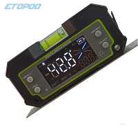 ETOPOO Bluetooth Digitaal Level Inclinometer LCD Dubbelas Elektronische Gradenboog Hoek Driehoek Ruler Meter Meting Mete