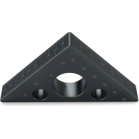ETOPOO Driehoeksliniaal voor houtbewerking Aluminiumlegering 90 45 graden Nauwkeurigheid voor houtbewerkers Precisiemeet
